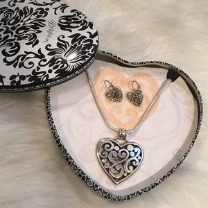 Brighton Contempo Heart Jewelry Set. *NEW*